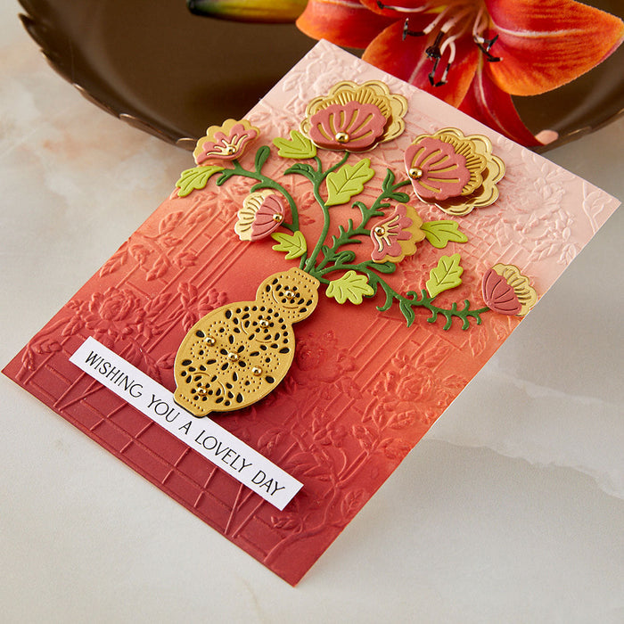 Regal Reflections Dies, 3D Folder and Stamp Bundle