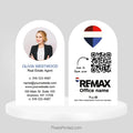 REMAX half circle business cards Business Cards PixelsPrinted