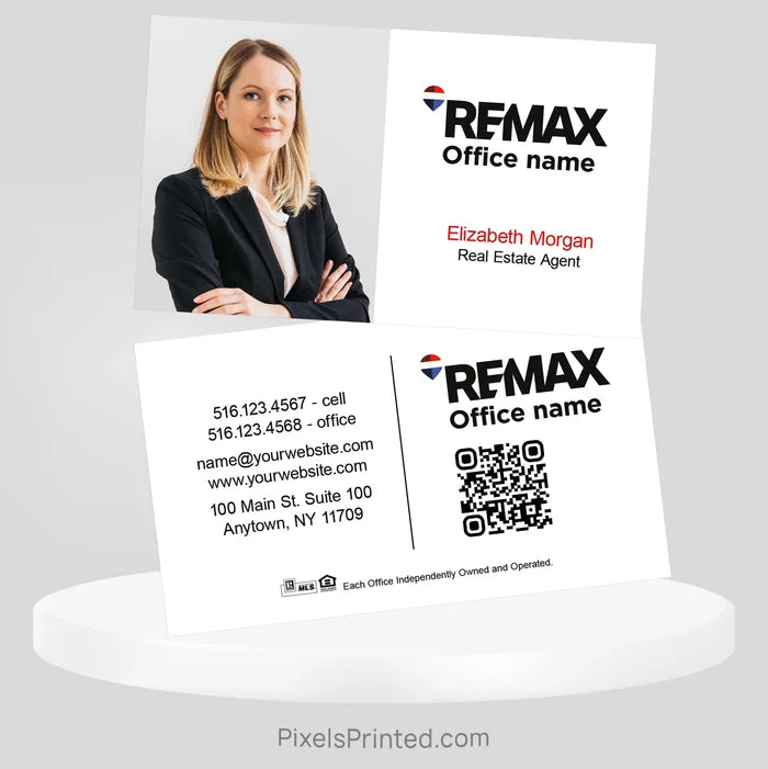 REMAX real estate business cards Business Cards PixelsPrinted