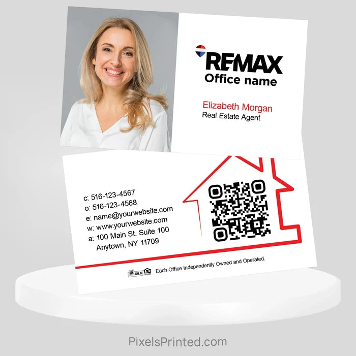 REMAX real estate business cards Business Cards PixelsPrinted