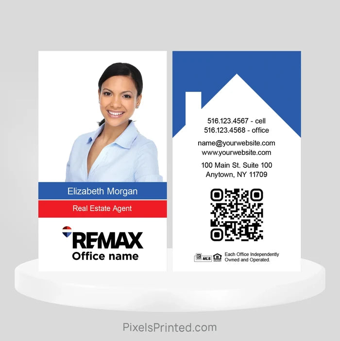 REMAX real estate business cards Business Cards PixelsPrinted