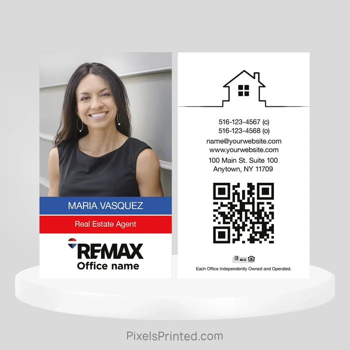 REMAX real estate business cards Business Cards PixelsPrinted