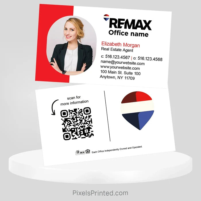 REMAX real estate business cards Business Cards PixelsPrinted