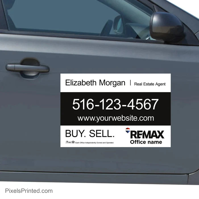 REMAX real estate car decals - 12”x18” PixelsPrinted