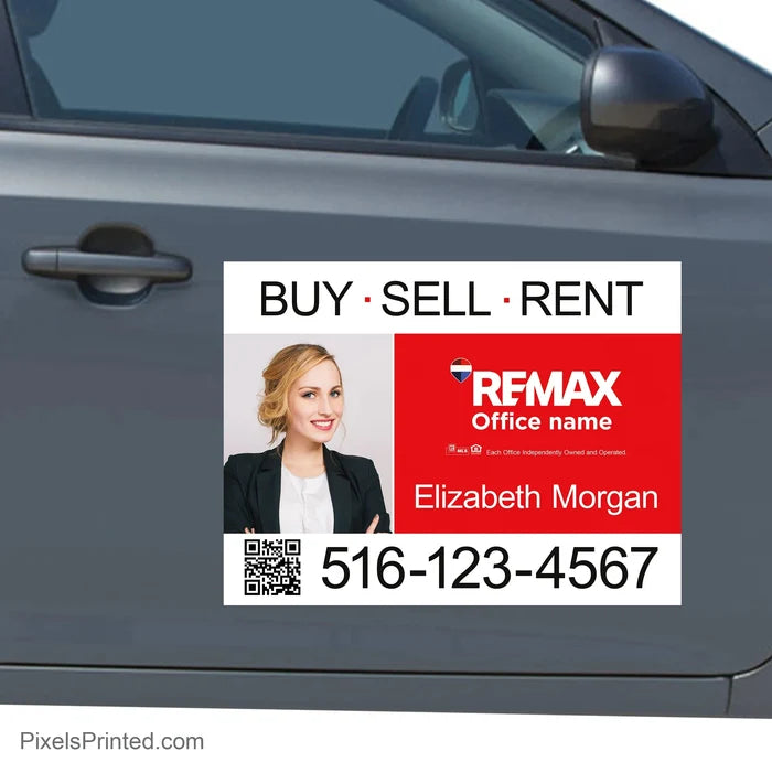 REMAX real estate car decals - 18”x24” PixelsPrinted