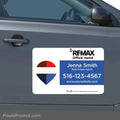 REMAX car magnet designed to boost lead visibility through everyday driving.