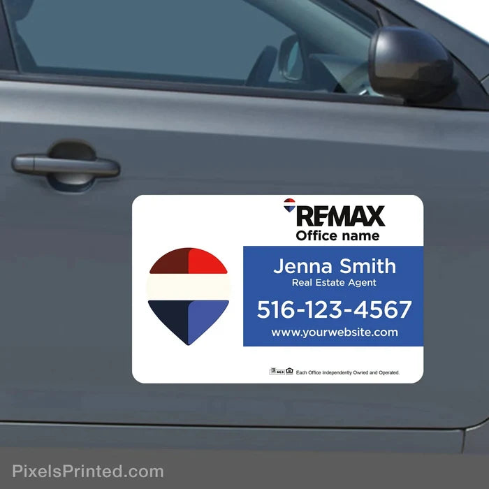 REMAX car magnet designed to boost lead visibility through everyday driving.