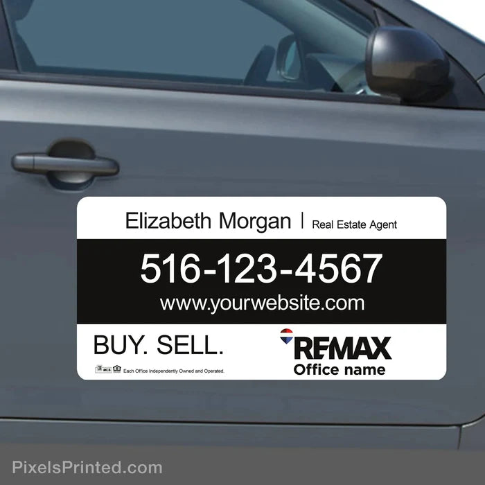 REMAX agent car magnet that turns everyday driving into consistent local advertising.