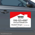 REMAX agent car magnet offering passive marketing wherever your vehicle goes.