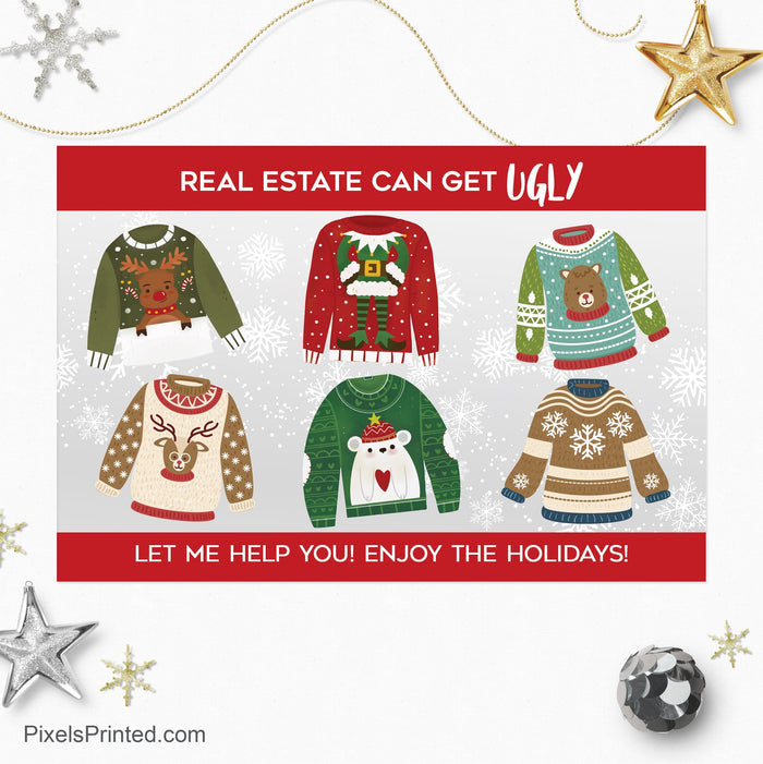 REMAX real estate Christmas holiday postcards PixelsPrinted