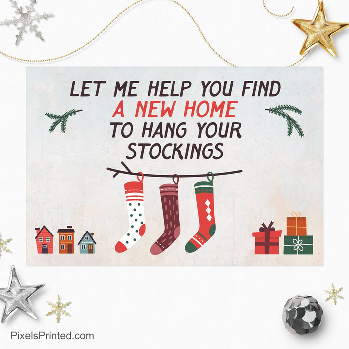 REMAX real estate Christmas holiday postcards PixelsPrinted