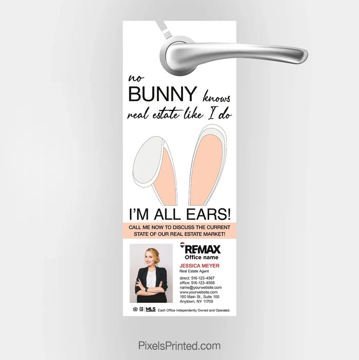 REMAX real estate Easter door hangers PixelsPrinted
