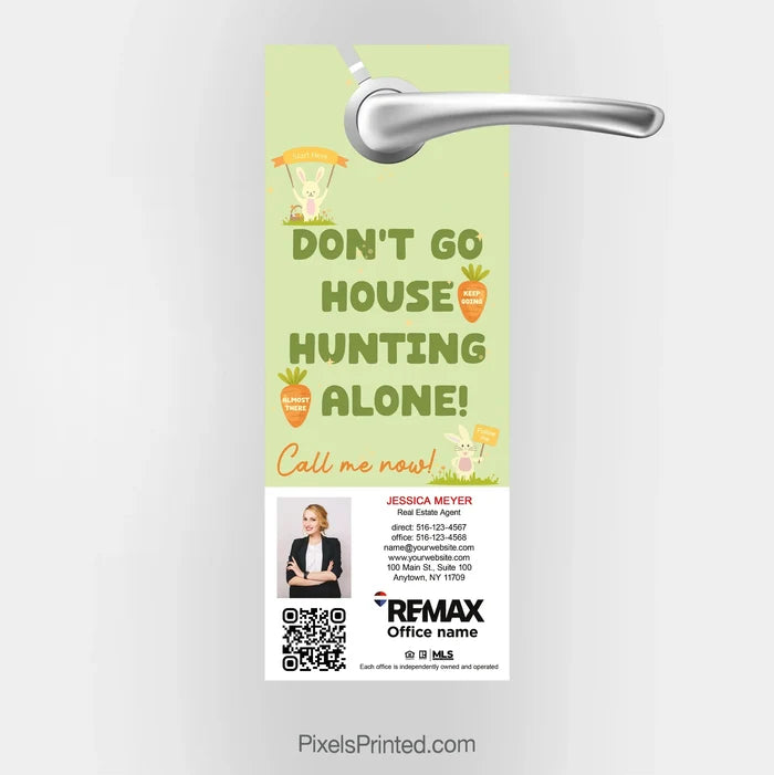 REMAX real estate Easter door hangers PixelsPrinted