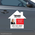 REMAX car magnet positioning agents as local real estate experts in the communities they serve.