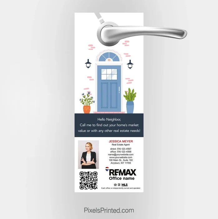 REMAX real estate spring market door hangers PixelsPrinted