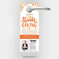 REMAX real estate Thanksgiving Day door hangers PixelsPrinted