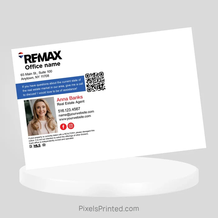 remax real estate fall marketing postcards