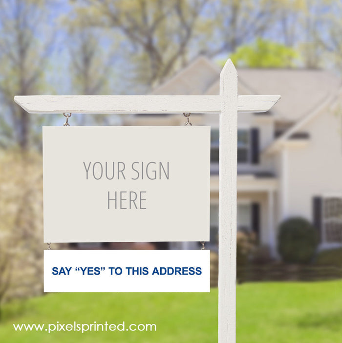 REMAX say yes to the address sign riders PixelsPrinted