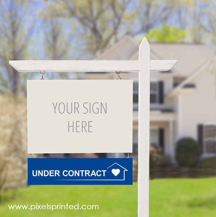 REMAX under contract sign riders PixelsPrinted