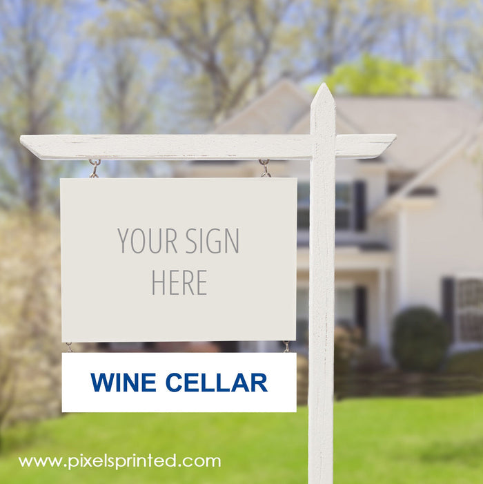 REMAX wine cellar sign riders PixelsPrinted
