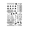 Retro Game Stamp Set from Retro Perspectives Collection by Ralph Tyndall
