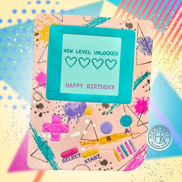 Retro Game Stamp Set from Retro Perspectives Collection by Ralph Tyndall