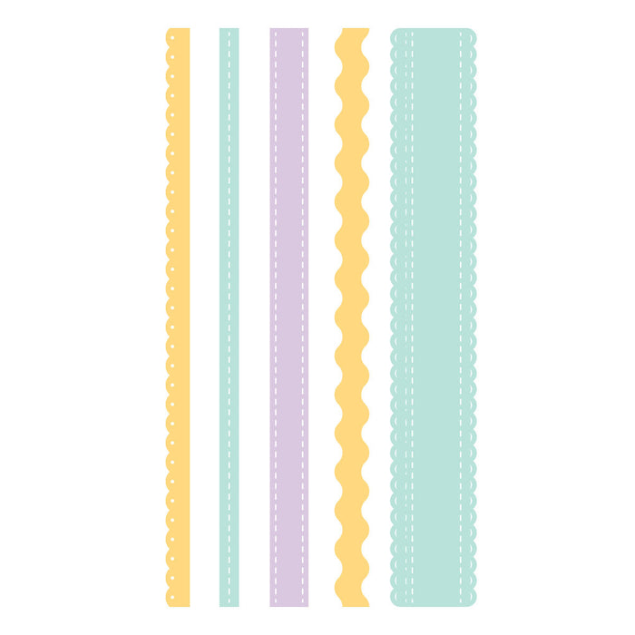 Ribbon & Trim Etched Dies with Simple Stories