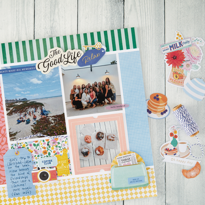 Rosie's Studio Breakfast in Bed Embellishment Bundle