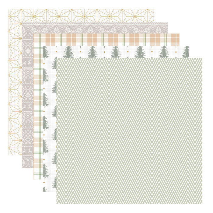 Rosie's Studio Sleigh Bells Ring 6 x 6" Designer Paper Pad