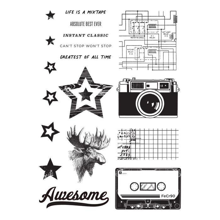 Rustic Legend Icons Stamp & Die Bundle with Simple Stories