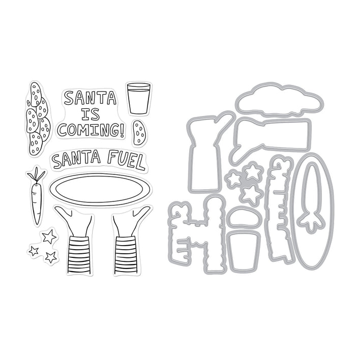 Santa Fuel Stamp & Cut Set