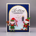 Santa's Elves Etched Dies by Simon Hurley