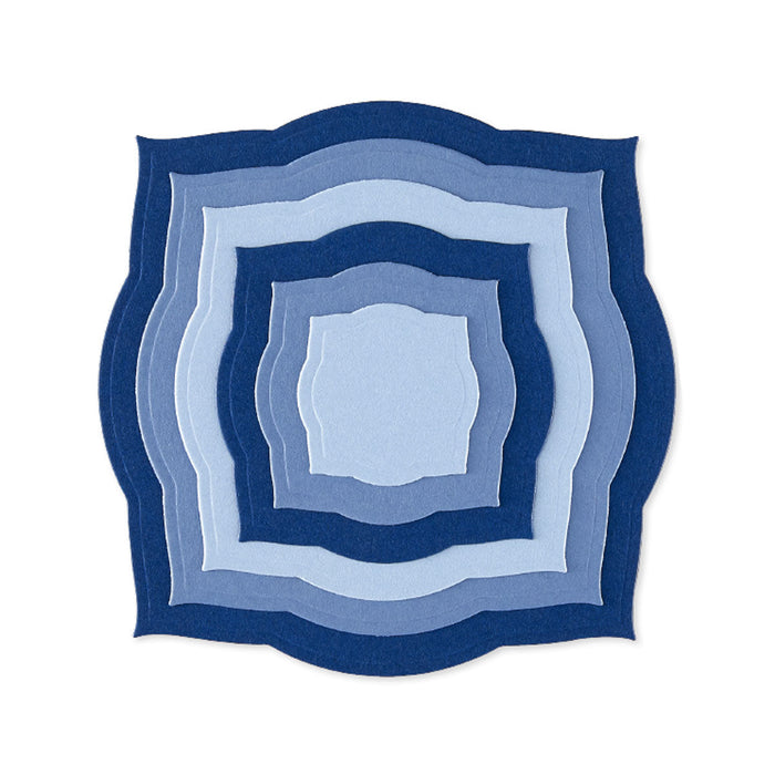 Scalloped Square Frames