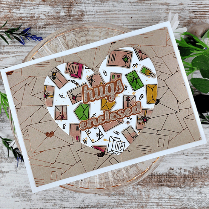 Scattered Letters -  Glimmer Hot Foil Kit of the Month (Plates & Die Only)