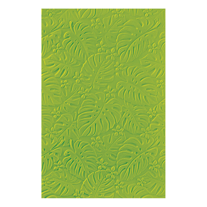 Scattered Tropics - 3D Embossing Folder of the Month