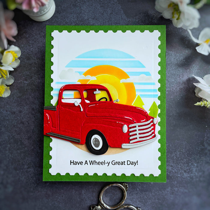 Scenic Drive Stencil by Mindy Eggen
