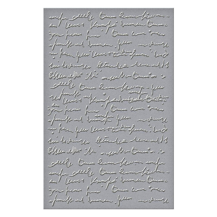 Scribbled Letter Embossing Folder by Dina Wakley