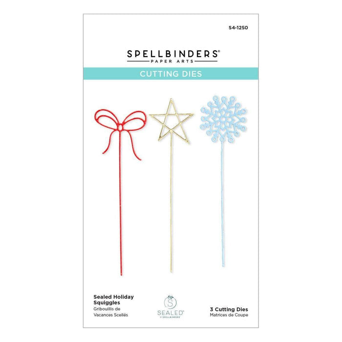 Sealed Holiday Squiggles Etched Dies from Sealed for the Holidays Collection