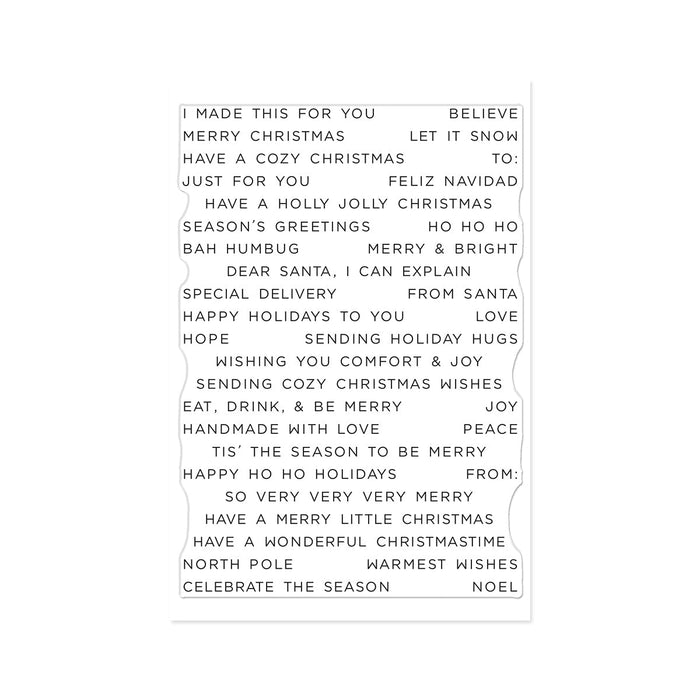 Season's Greetings Stamp Set