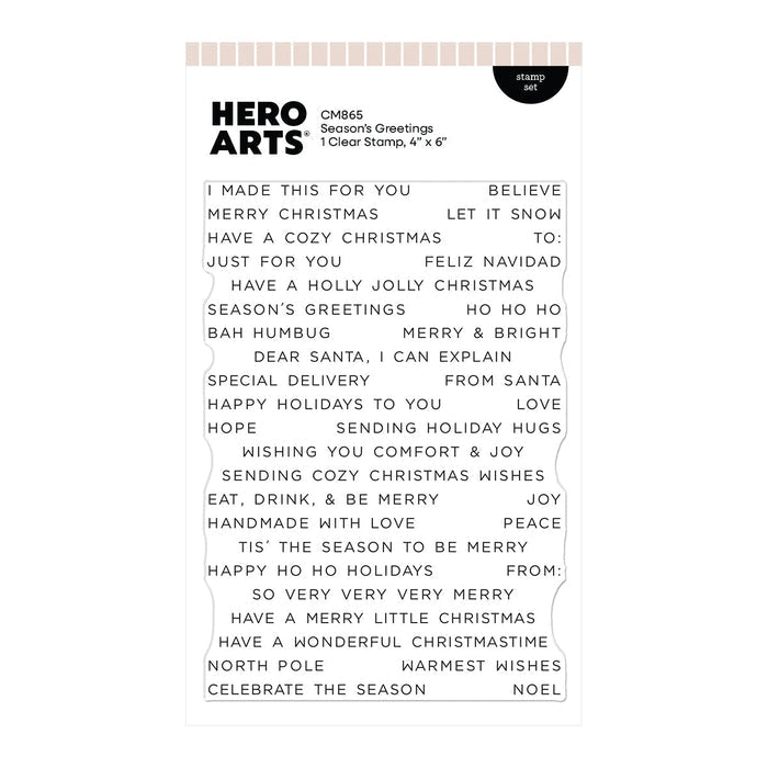 Season's Greetings Stamp Set