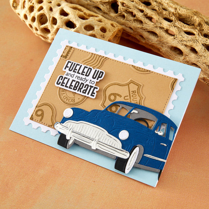Sedan Street Cruiser Etched Dies by Mindy Eggen