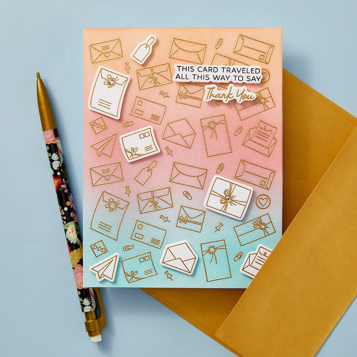 Send & Seal -  (Dies Only) Coordinates with the Clear Stamp of the Month