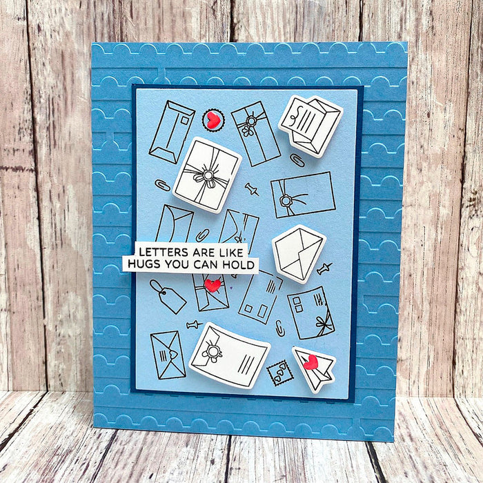 Send & Seal -  (Dies Only) Coordinates with the Clear Stamp of the Month