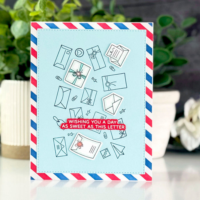 Send & Seal -  (Dies Only) Coordinates with the Clear Stamp of the Month