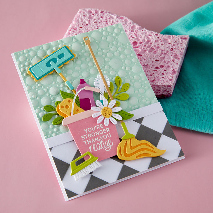 Shiny New Day Sentiments Clear Stamp Set