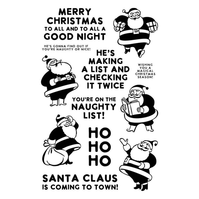 Silly Santas Stamp & Die Bundle by Simon Hurley