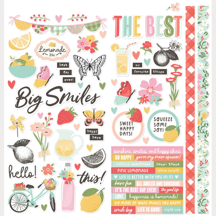 Simple Stories Pink Lemonade Collection Kit