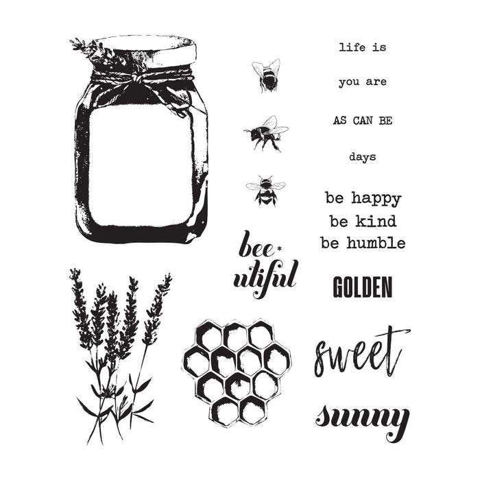 Simple Stories Simple Vintage Lavender Fields Clear Stamp Set