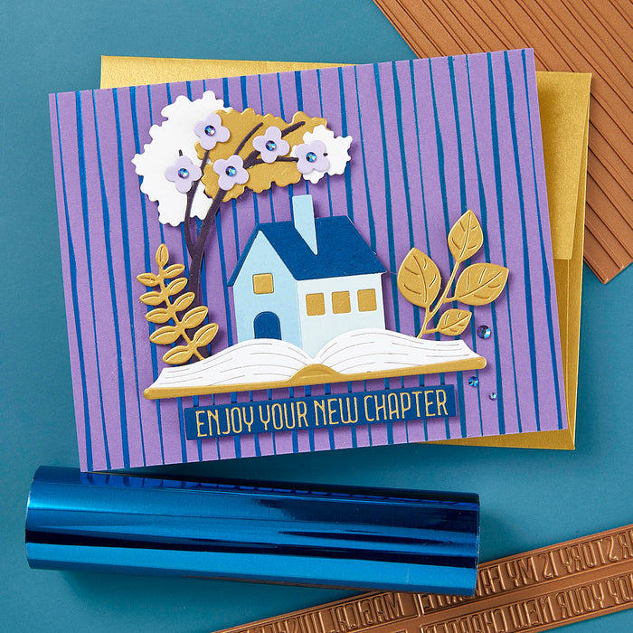 Sketched Lines - Glimmer Hot Foil Kit of the Month (Plates & Die Only)