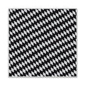 Slanted Checkerboard Bold Prints Cling Stamp